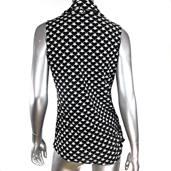 Max Studio Heart Print Blouse - Picture 2 of 4